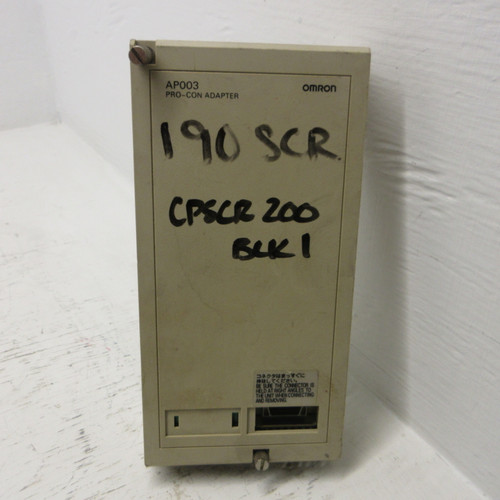 Omron AP003 Pro-Con Adapter C500-AP003 3G2A5-AP003 PLC SYSMAC C500 C500AP003 (AH1223-5)