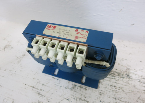 Allen Bradley RL-01803 AC Line Reactor RL01803 3 PH 600V 2.50 mH 18A (BJ1117-1)