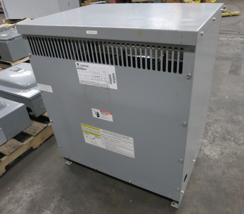 GE 75 kVA 480 Delta to 208Y/120 V 3PH Dry Type Transformer 9T83B3874 480V 208 (DW8190-1)