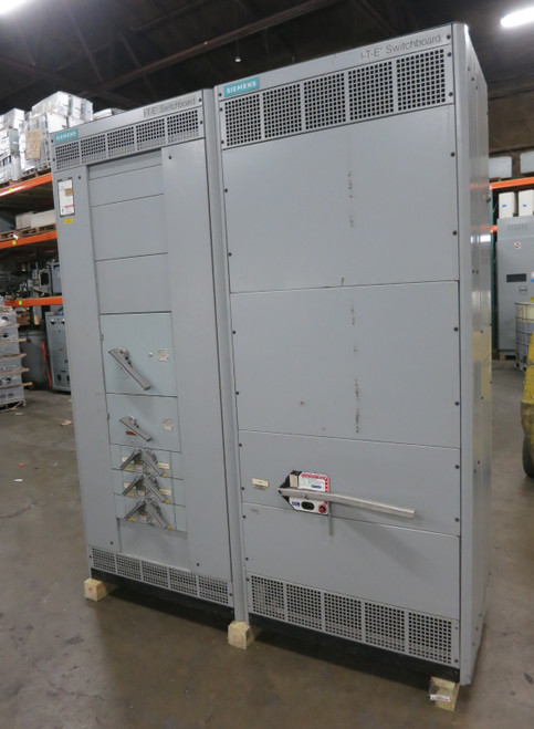 Siemens FCI 1200A Switchgear 208Y/120 Pringle QA-1233-CBC 1200 Amp 208 V ITE (DW8189-1)