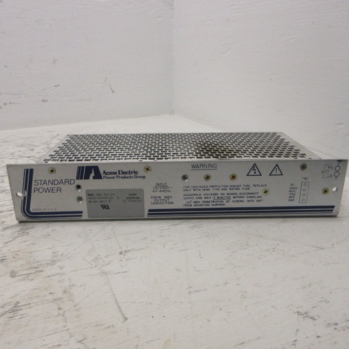 Acme Electric SWS 252-24 Power Supply 250W Max SWS-252-24 0000-302497-01 G 11A (AH1243-4)