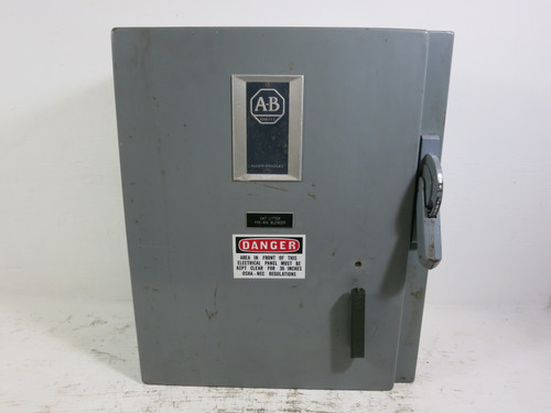 Allen Bradley Size 4 Starter 225 Amp Breaker Combination Combo Box 709-EOD103 (BJ1121-1)