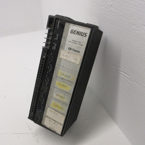 General Electric GE Fanuc IC660EBA100C Genius Analog In/Out Module 41/20 IC660 (AH1283-16)