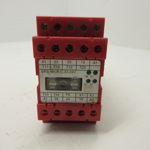 Elan SRB-NA-R-C.33-24V Safety Controller Relay Faultfinder 24 VAC/DC SenseMaster (AH1293-1)