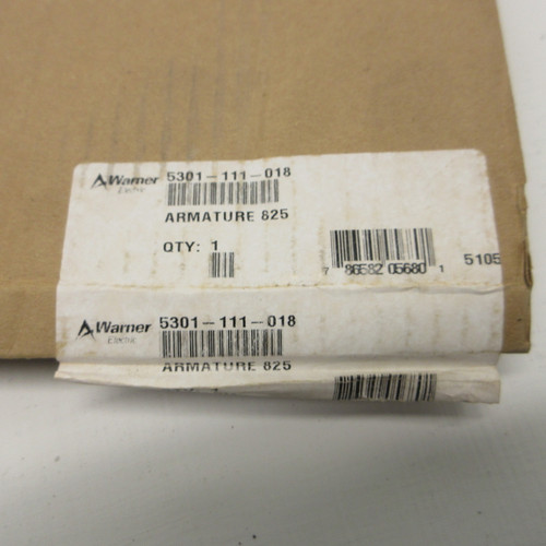 NEW Warner Electric 5301-111-018 Armature 825 Armature Assembly 5301111018 NIB (AH1328-1)
