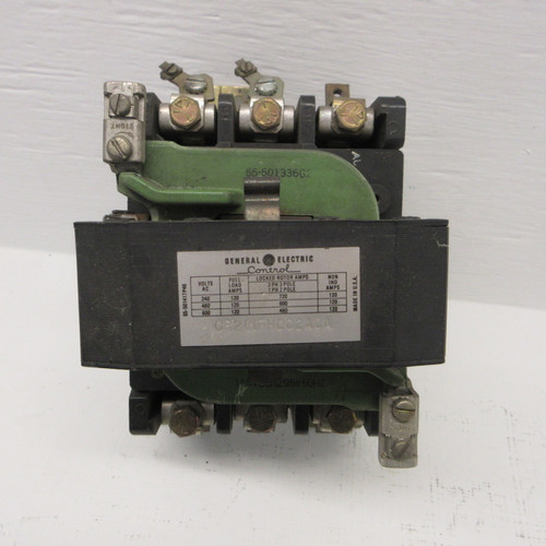 GE CR261FH002ACA Motor Contactor 480/600 VAC 120 Amp 115/95V Coil 55-501336G2 (AH1364-1)