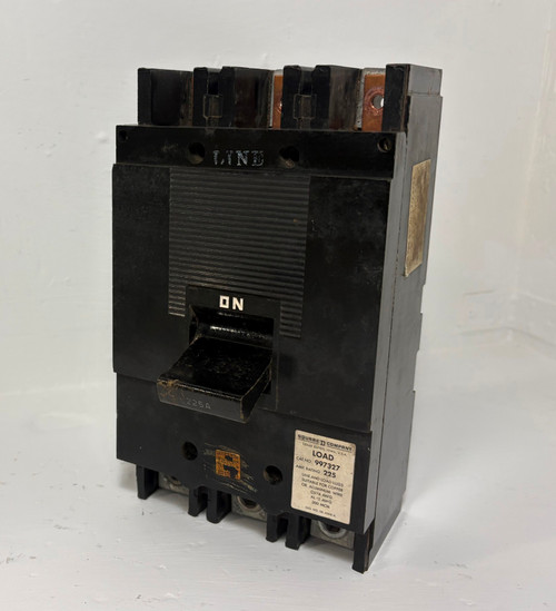 Square D 997327 225A Circuit Breaker 480/600V 3 Pole Type ML3 225 Amp (EM5929-3)