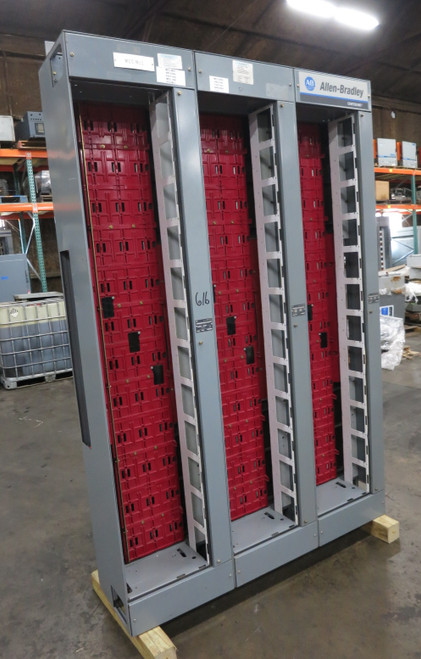 Allen Bradley Centerline 2100 800/300 Amp 3x Section MCC Motor Control Center F (DW8306-1)