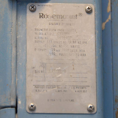 Rosemount 8712CT12M4 Transmitter 8711-TSA030S1 Magnetic Flowtube 8712-CT12M4 (EBI3571-1)