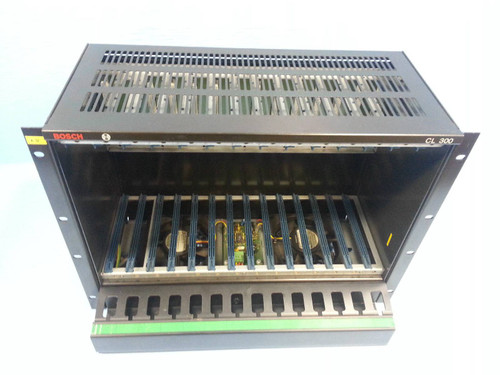 Bosch CL 300 PLC Cardrack Chassis 052000-104 230/115 Volt 2A with Fan Rack (EBI0568-1)