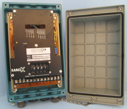 Fischer & Porter MagX 50PZ1211B11 /w Mounting Bracket PLC Mag-Flow X and (EBI1465-4)