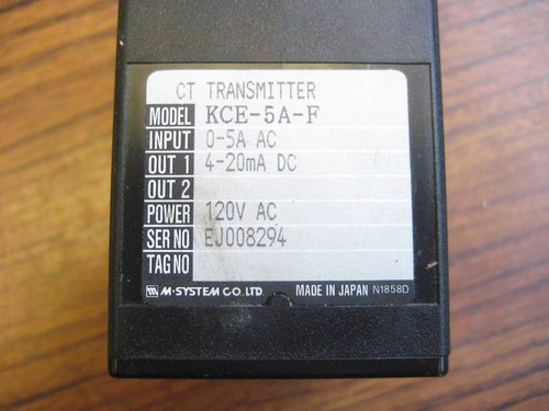 K-Unit KCE-5A-F Signal Conditioner CT Transmitter (EBI2660-91)