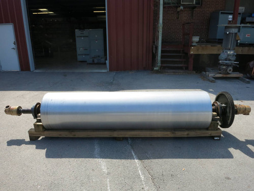 Chill Roll, Chrome Plated - Diameter:24", Roll Length:100", Shaft:136", Chromium (PM0224-1)