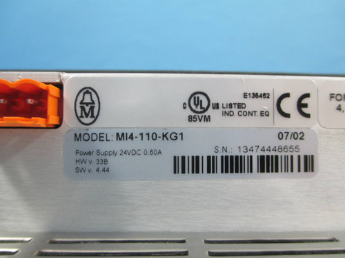 Klockner Moeller MI4-110-KG1 Touchscreen Display MI4-110-KG1 Interface 24 VDC A (NP0148-1)