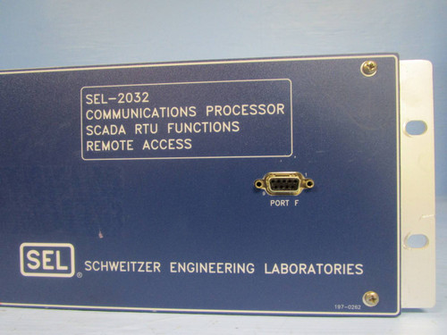 Schweitzer Engineering SEL-2032 Communications Processor Relay SEL2032 SCADA RTU (NP0339-19)