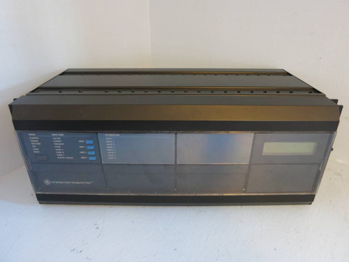 GE Multilin F35 Multiple Feeder Management Relay w Display Panel, Rack, NO PLCS (PM0688-3)