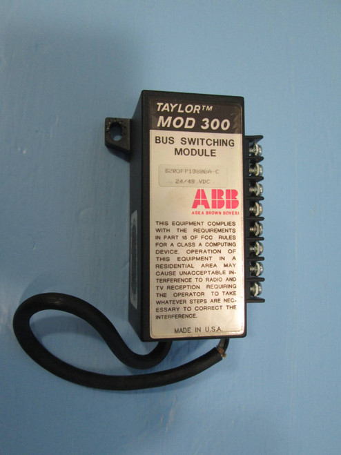 GE Fanuc ABB 6203FP10800A-C B Mod 300 Switching Module 6203FP10800A  24/48 VDC (NM0037-6)