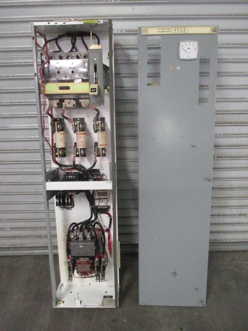 Siemens Tiastar Furnas 89 Size 4 Starter 480V Coil 400 Amp Fused 60" MCC Bucket (TK0513-2)