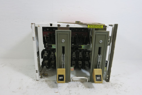 Siemens Tiastar Furnas 89 30 Amp Fused Dual Feeder 12" MCC MCCB Bucket 30A (TK0514-46)