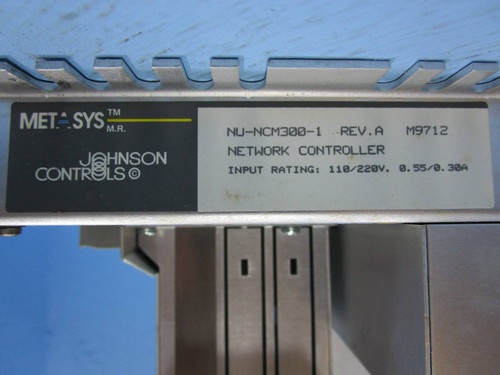 Johnson Controls NU-NCM300-1 Metasys Network Controller NCM 300 120V NUNCM3001 (NP0685-1)