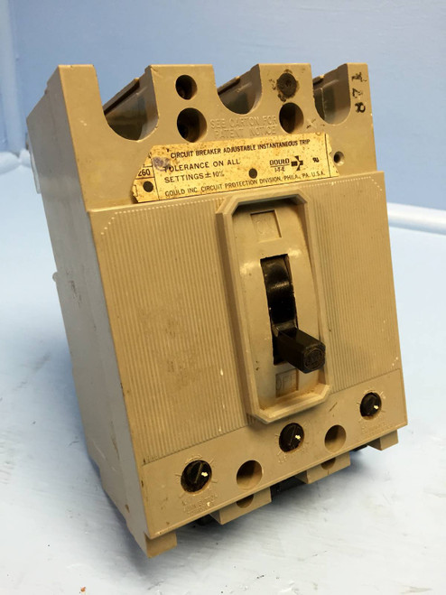 I-T-E Gould HE3-L050 50 Amp Circuit Breaker 600V 3 Pole HE3L050 ITE Siemens 50A (EM0881-1)
