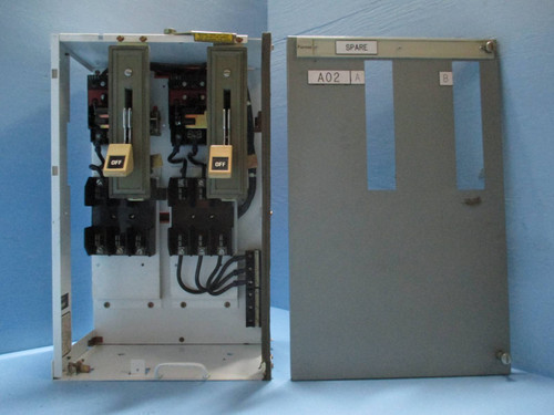 Siemens Tiastar Furnas 89 100 Amp Fused Dual Feeder 24" MCC MCCB Bucket 100A (TK0759-9)