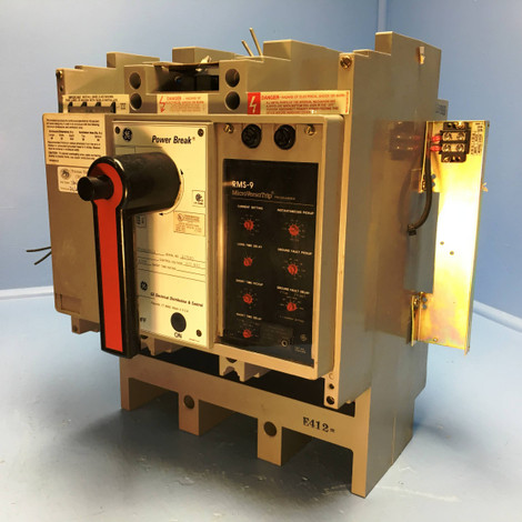 GE TP1616SSE1 1600A Power Break EO Circuit Breaker w/ Shunt