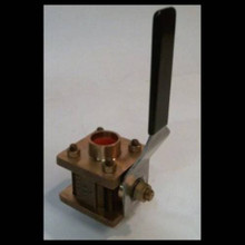 New Montreal Bronze HI40 1" Solder End Bronze Ball Valve NIB (YY2295-2)