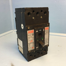 ABB Type ES 70A Circuit Breaker 480V 2 Pole Asea Brown Boveri 70 Amp flaw (EM2520-1)