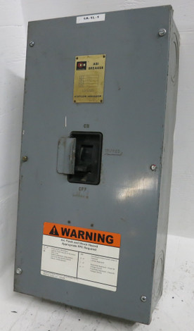 CH Control ABI Circuit Breaker SKA Encl. 225A 600V w JA3225W AB DE-ION  Breaker (GA0531-1)