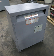 GE 30 kVA 600 Delta to 208Y/120 V 3PH Dry Type Transformer 9T23A3892 600V 208 (DW5925-2)