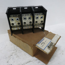 NEW Ferraz Shawmut 68133 Power Distribution Block 600V PDB 3P 350-#6 x 2/0-#14 (DW6253-1)