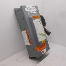 Square D H363AWK Series F06 100A 600V Fusible Disconnect Switch Type 3R 100 Amp (AH0322-1)