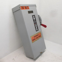 GE TG4323R Mod 8 100A 240V Fusible Safety Disconnect Switch Type 3R 100 Amp (AH0321-2)
