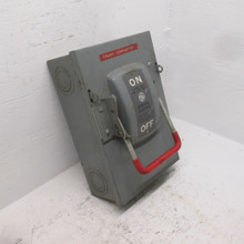 GE TH3361 30A 600V Heavy Duty Fusible Safety Switch Mod 2 General Electric 30Amp (AH0345-1)