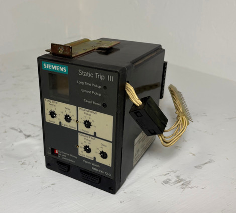 Siemens RMS-TIG-TZ-C Static Trip III RMSTIGTZC Trip Unit Part No