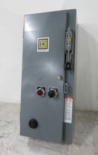Square D 30A Fusible Size 1 Starter Combination Combo Box 30 Amp 8536SCO3S (DW7404-1)