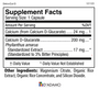 DetoxiCal-D - Supplement Facts