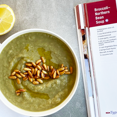 ​Broccoli & Northern Bean Soup | Right 4 All Types