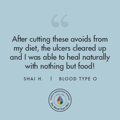 Shai H. - Blood Type Diet Success Story