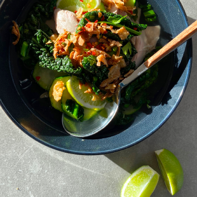 Vietnamese Style Turkey Soup | Eat Right 4 Your Type