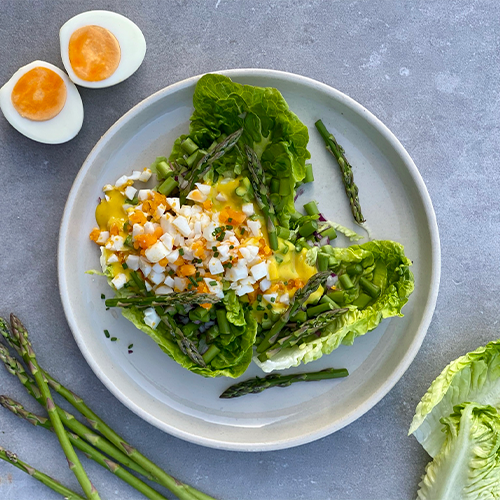 Asparagus & Egg Chopped Salad Right 4 All Types D'Adamo