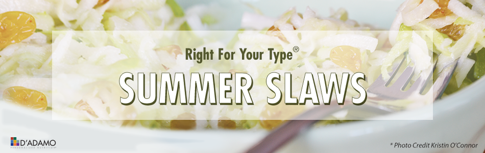 Summer Slaw Recipe - Blood Type Diet