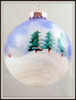 Hand-painted Winter Ornament - alternate view