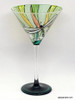 Hand-painted Dragonfly(Green) Martini