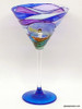 Hand-painted Spyglass Martini Glass