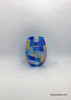 Beachcomber hand-painted stemless wine goblet