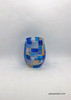 Beachcomber hand-painted stemless wine goblet