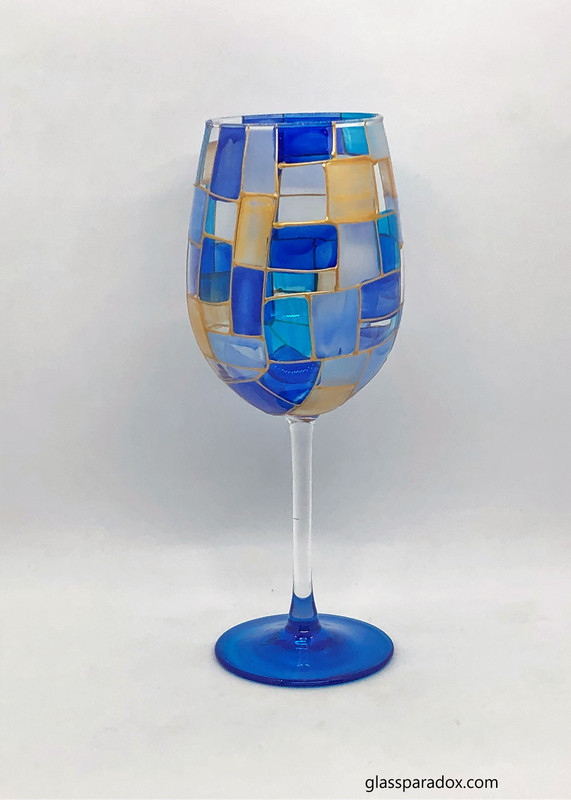 Beachcomber ~ 16 oz wine goblet