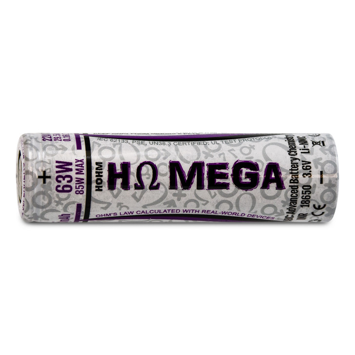 Hohm Tech Mega 18650 2505mAh 22A Battery